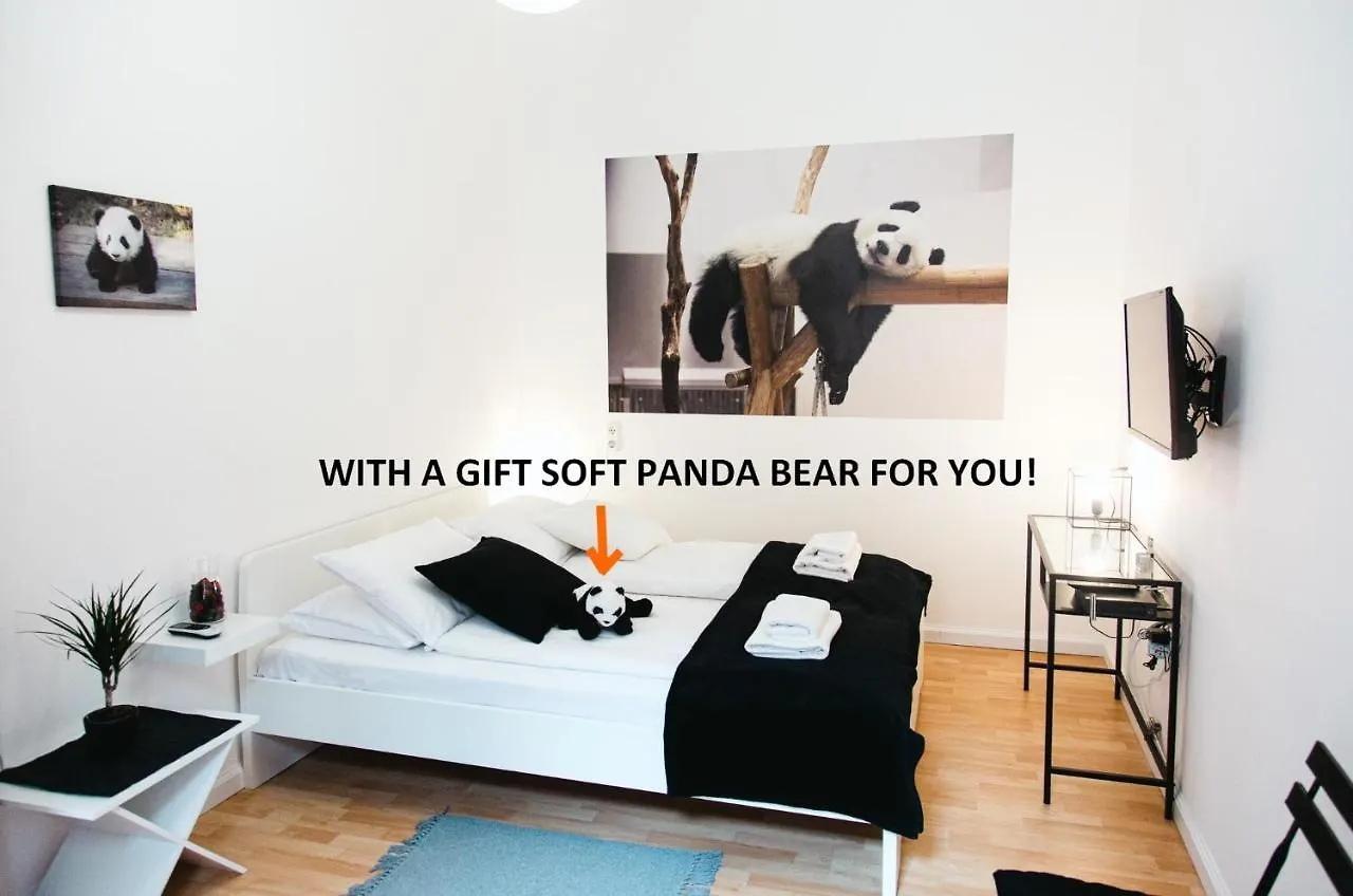 Black & White Apartment With A Gift Soft Panda location