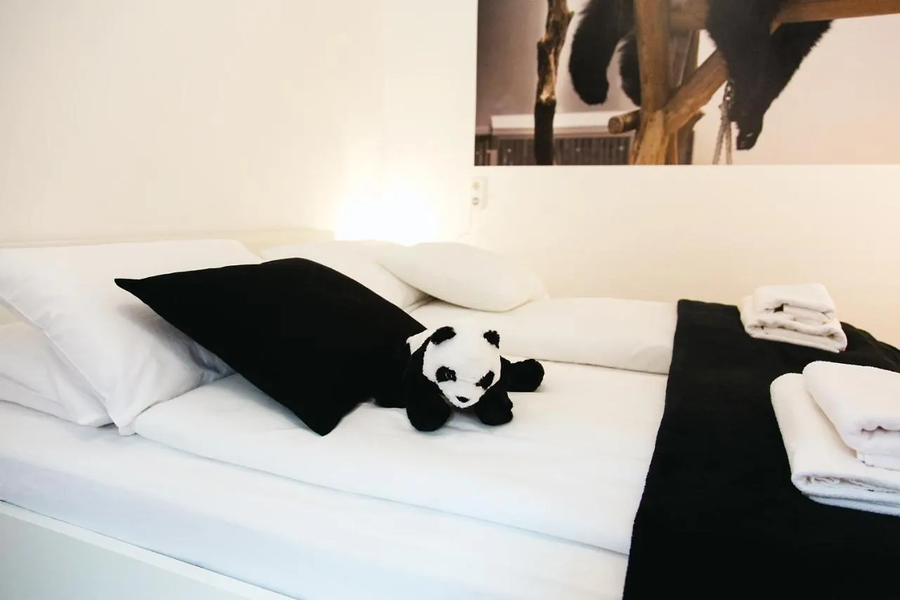 Black & White Apartment With A Gift Soft Panda Budapest