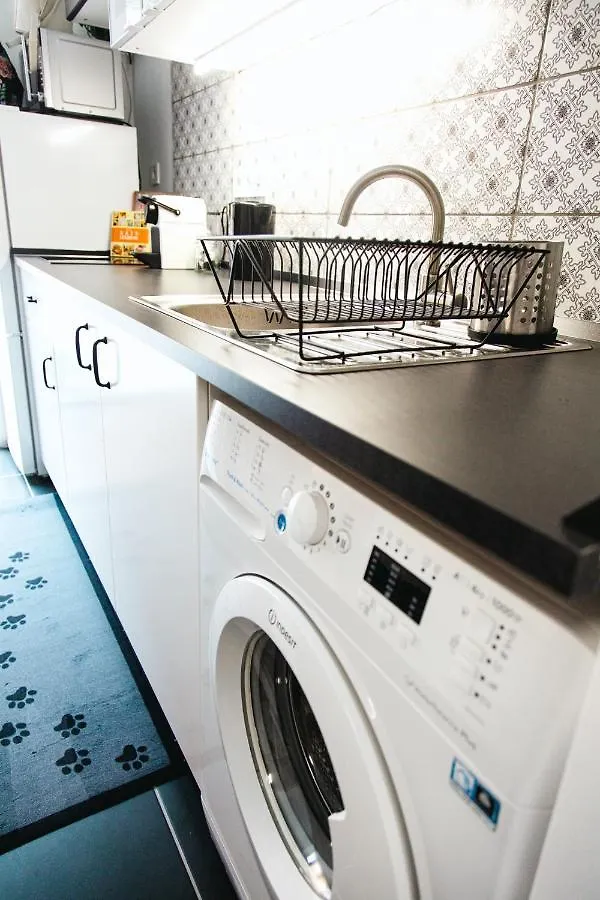 Black & White Apartment With A Gift Soft Panda Budapest