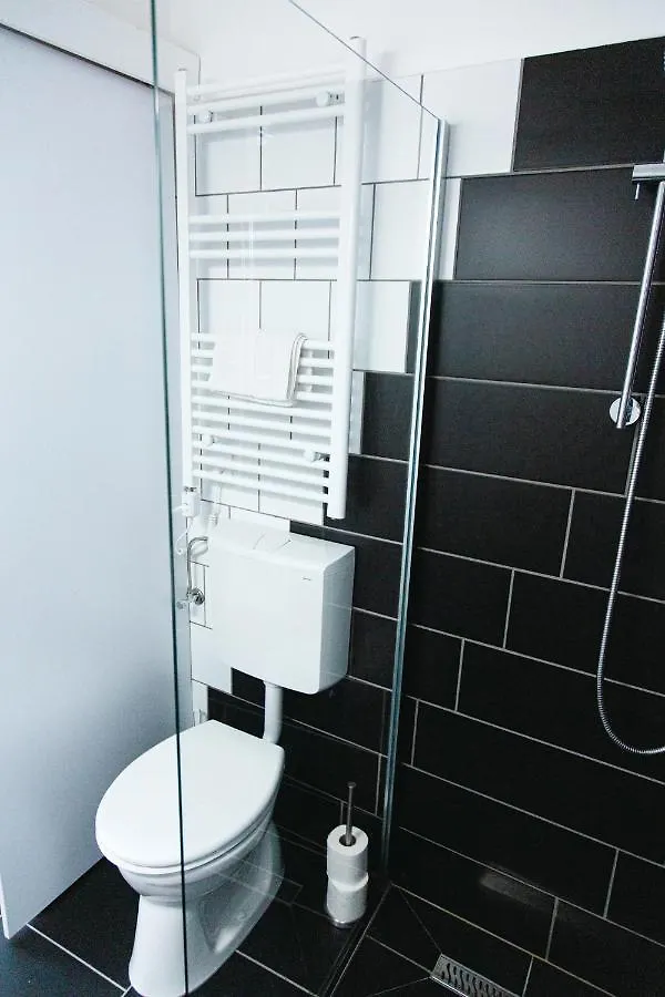 Black & White Apartment With A Gift Soft Panda Budapest